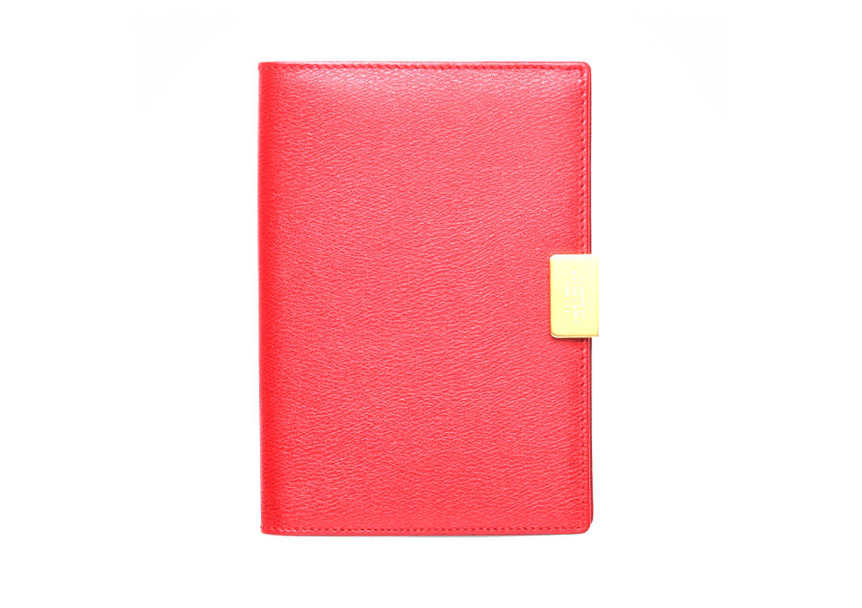 Smythson Grosvenor Collection Passport Cover with Slide
