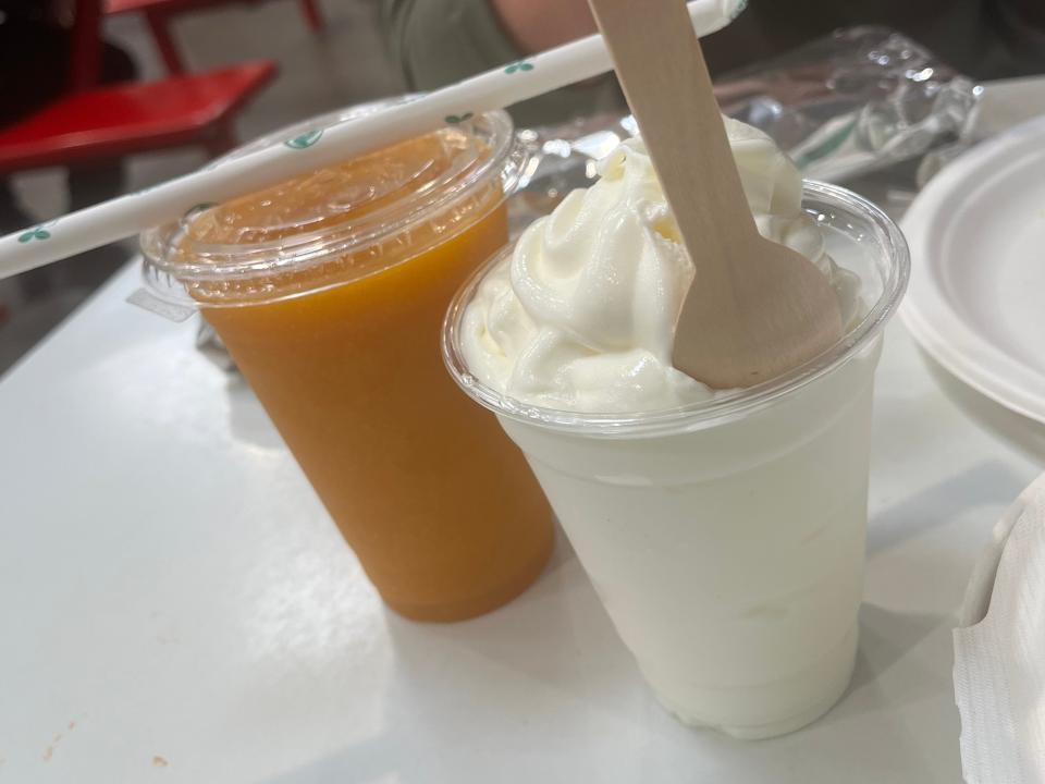 Desserts at Costco food court