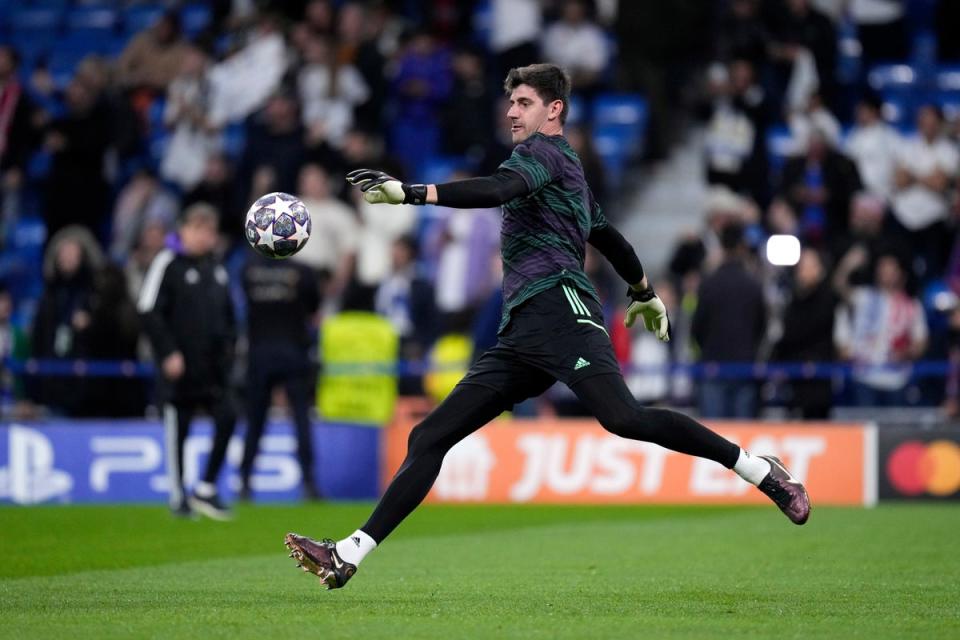 Thibaut Courtois says Spanish clubs should not be underestimated by Premier League teams in the Champions League (Bernat Armangue/AP) (AP)