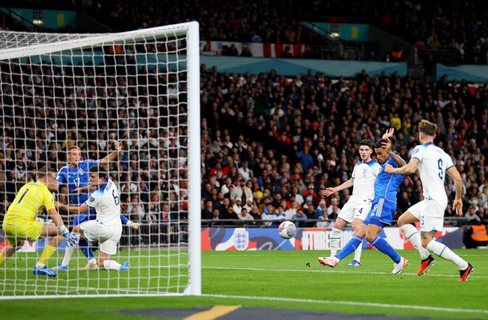 Scamacca had given Italy an early lead but England responded well (Getty Images)