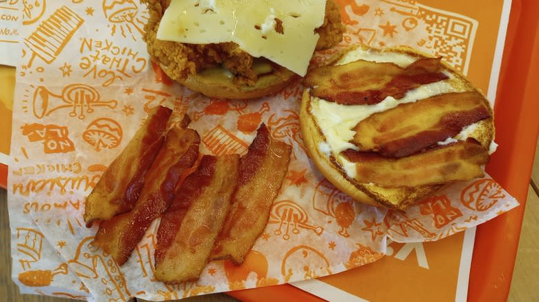 Popeye's bacon