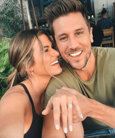 JoJo Fletcher/Instagram Jordan Rodgers and JoJo Fletcher after he reproposed in 2019