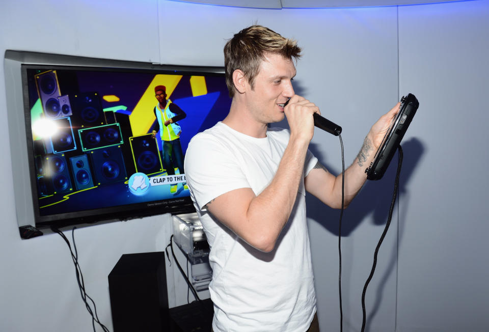 LOS ANGELES, CA - SEPTEMBER 20: Nick Carter attends the Nintendo Hosts Wii U Experience In Los Angeles on September 20, 2012 in Los Angeles, California. (Photo by Michael Buckner/Getty Images for Nintendo)