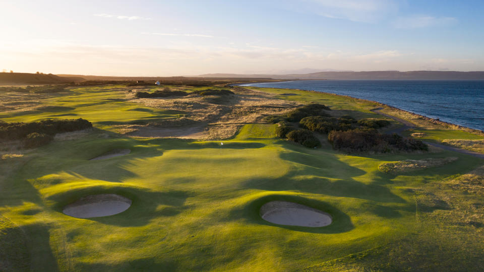 Nairn Golf Club from above