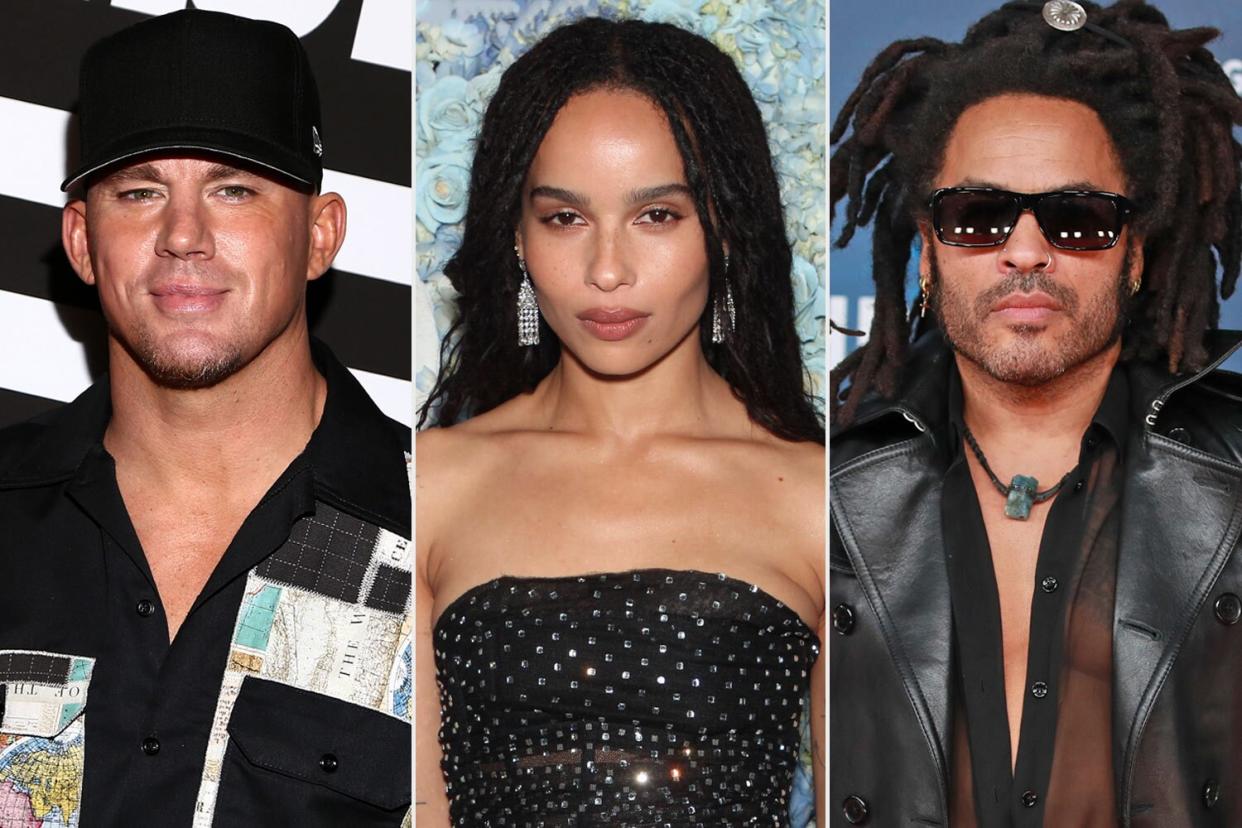 channing tatum, zoe Kravitz and lenny kravitz