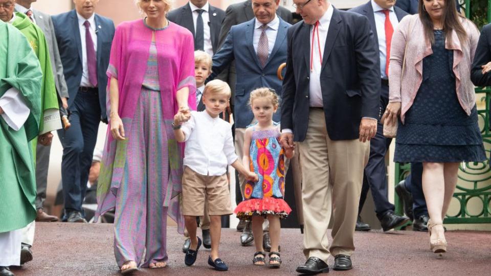 monaco royal family attend traditional monaco picnic