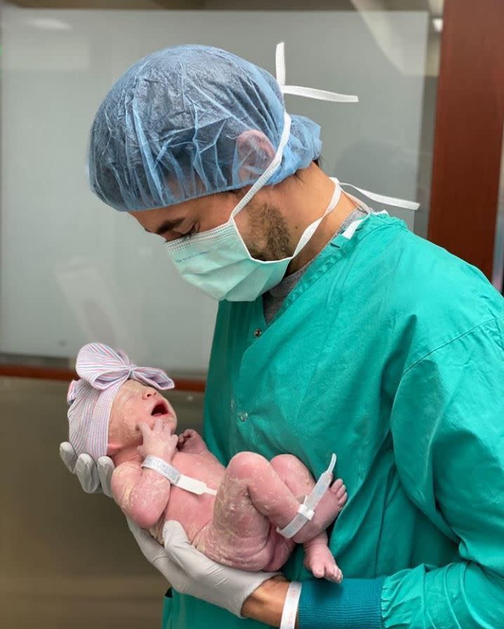 Enrique Iglesias is a dad for the third time! Even covered in scrubs, the joy on the singer’s face was undeniable in a snap he posted to Instagram on Feb. 13, 2020 announcing the birth of his daughter with wife Anna Kournikova. “My Sunshine 01.30.2020,” Iglesias captioned the heartfelt moment.