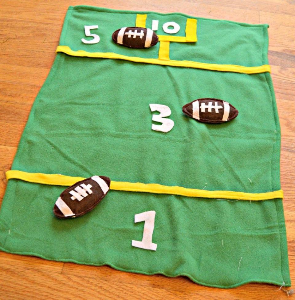 super bowl party games like felt football