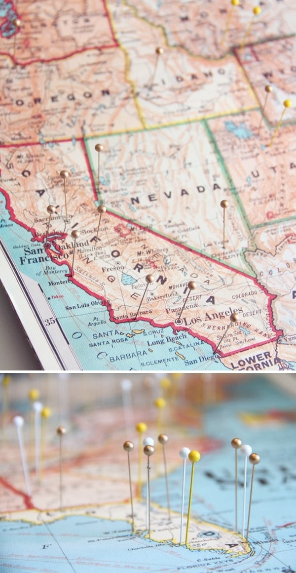 summer crafts diy travel map