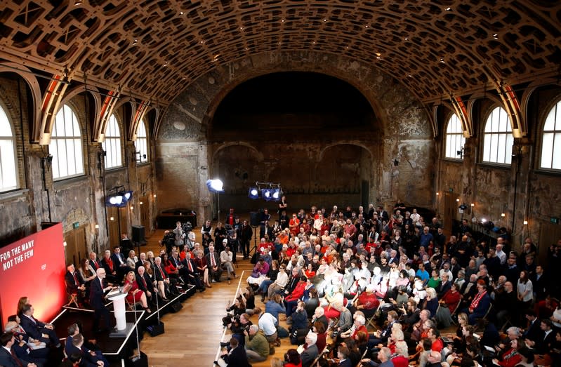 Britain's opposition Labour Party launch event for the general election campaign in London