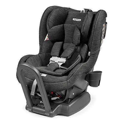 Primo Viaggio Convertible Kinetic - Reversible Car Seat - Rear Facing, Children 5-45 lbs and Forward Facing, Children 22-65 lbs - Made in Italy - Merino Wool (Grey) - Chemical-Free Fabric