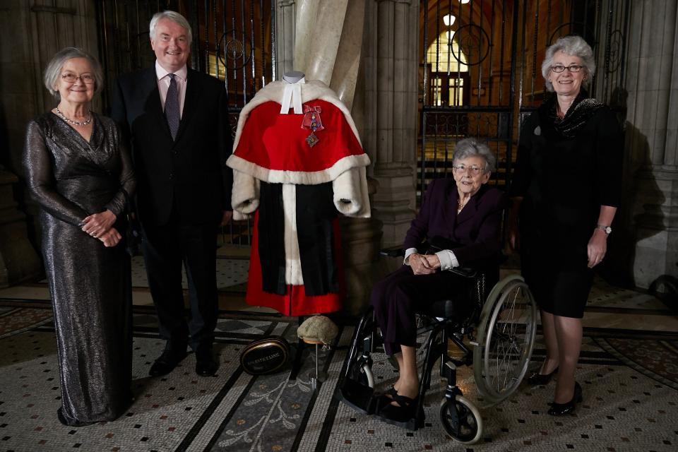 Dame Margaret, second right, at a celebration in 2019 to mark 100 years of women in the law, at the Royal Courts of Justice - Lauren Hurley