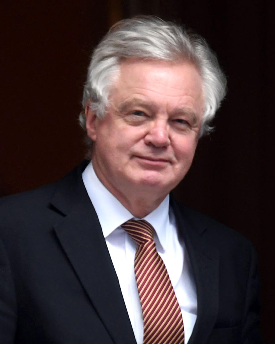 David Davis, pictured at Chequers, where Theresa May attempted to have her Brexit plan agreed by Cabinet. (PA)