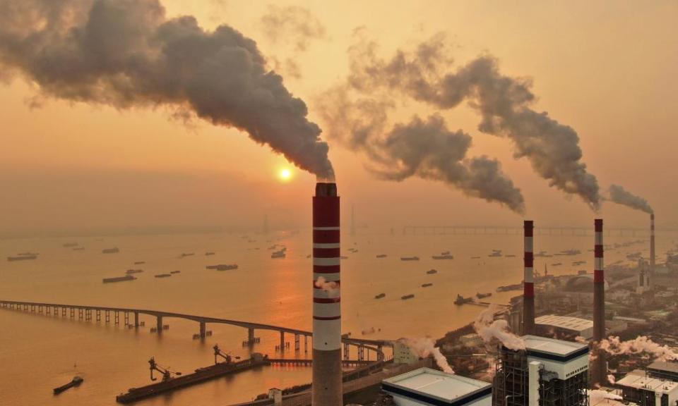 A coal plant in Nantong, China.