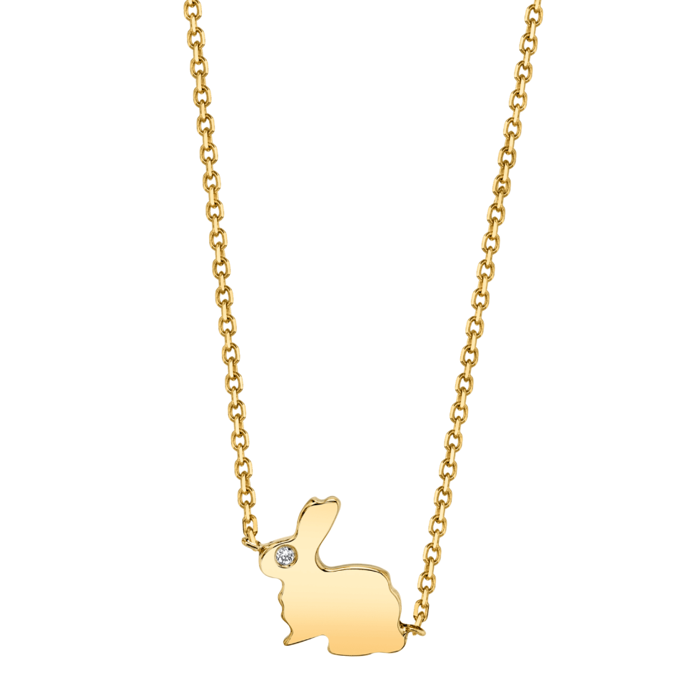 <p><a href="https://go.redirectingat.com?id=74968X1596630&url=https%3A%2F%2Fwww.babygold.com%2Fproducts%2Fbunny-necklace&sref=https%3A%2F%2F" rel="nofollow noopener" target="_blank" data-ylk="slk:Shop Now;elm:context_link;itc:0;sec:content-canvas" class="link ">Shop Now</a></p><p>Dainty Bunny Rabbit Necklace</p><p>babygold.com</p><p>$170.00</p>