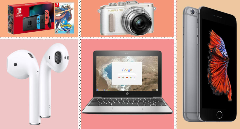 From iPhones to 4K TV's - these are all the Black Friday tech deals to snap up ASAP. [Photo: Yahoo Style UK]