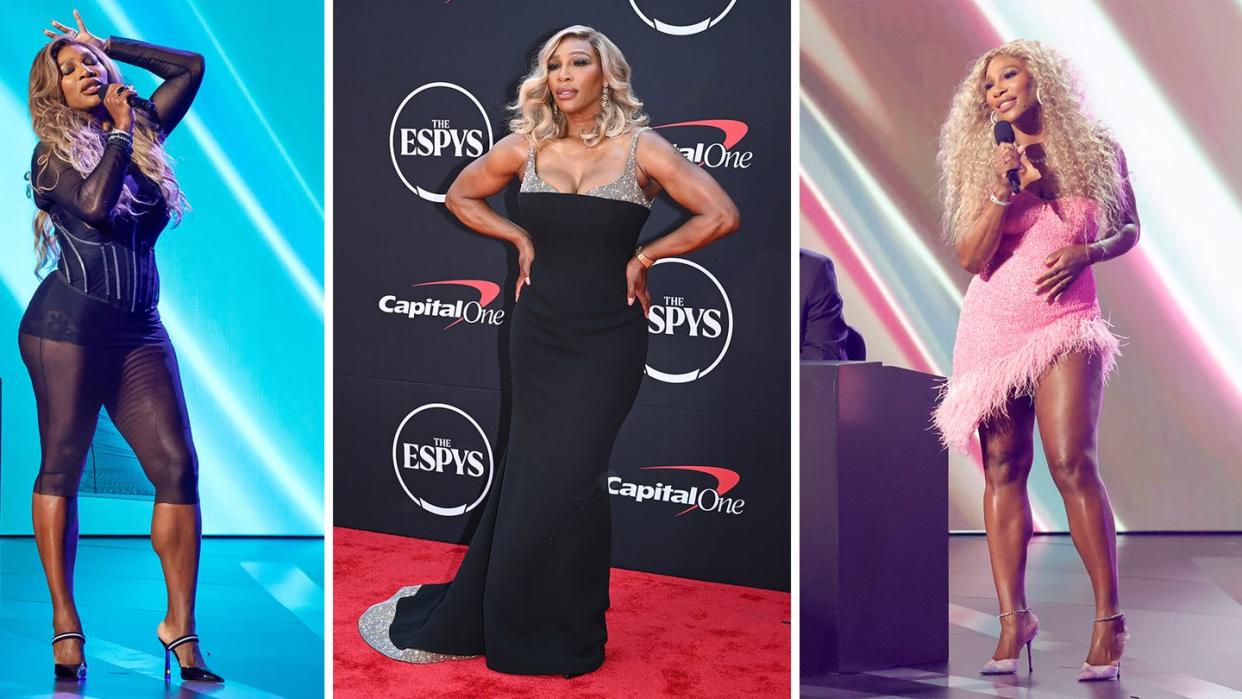 Serena Williams Changed Into Eight Different Fabulous Outfits to Host