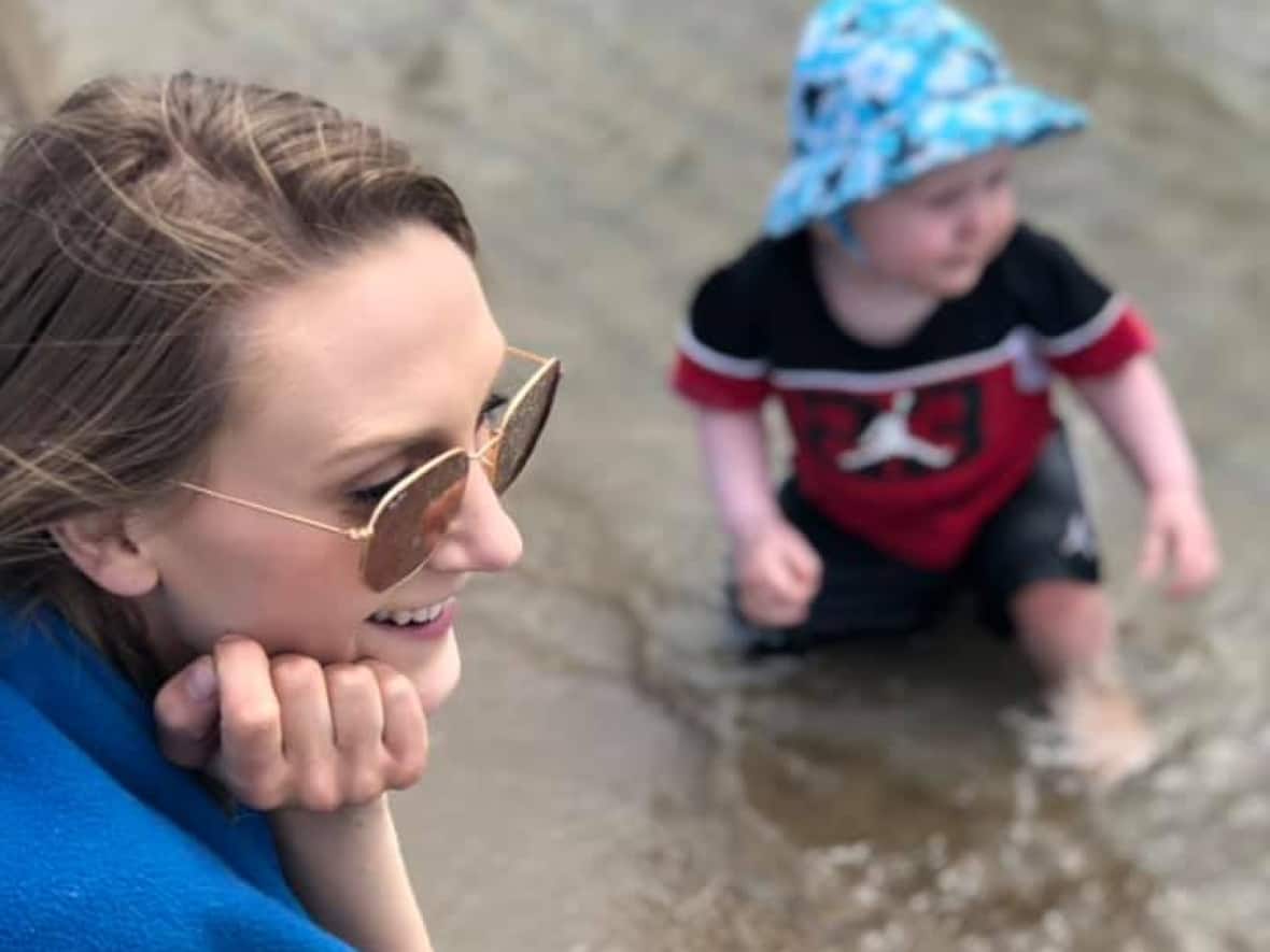 24-year-old Mchale Busch and her 16-month-old son Noah McConnell were found dead on Sept. 17, 2021. Robert Keith Major pleaded guilty Monday to two counts of first-degree murder in their deaths.  (GoFundMe - image credit)