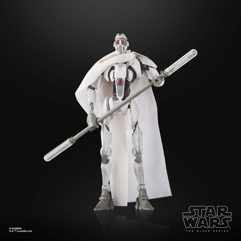 The Black Series Magnaguard action figure posed against a black background