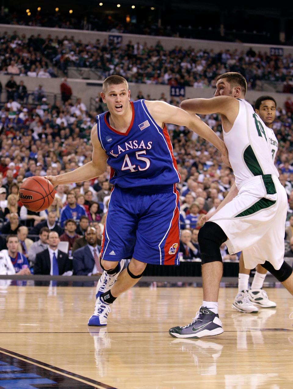 <p>13 points, 20 rebounds, 10 blocks vs. Dayton, Midwest Regional second round, March 22, 2009. </p>