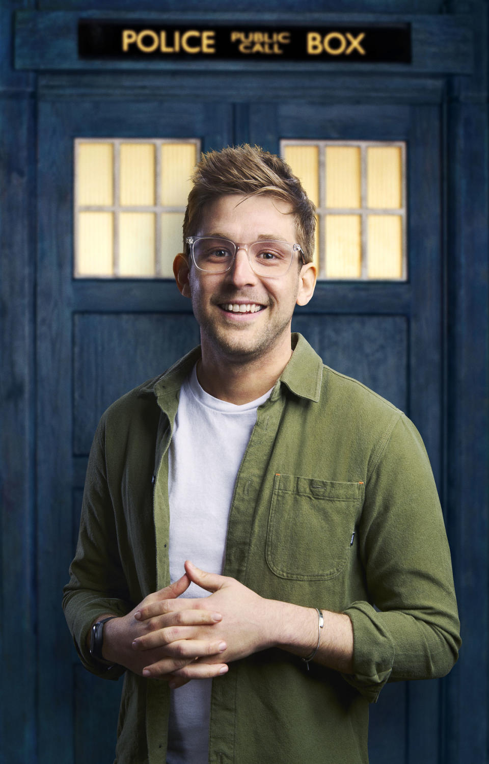 Steffan Powell is the host of behind-the-scenes show Doctor Who: Unleashed. (BBC)