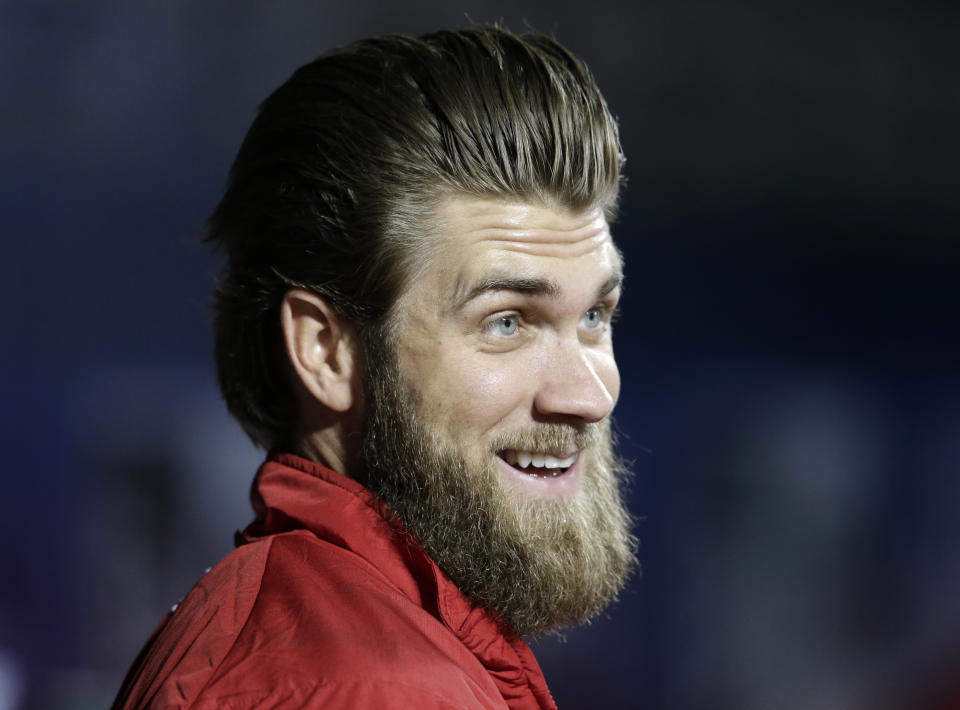 The White Sox might be working on their free-agent pitch to Bryce Harper. (AP Photo)