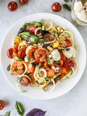 Summer Shrimp Zoodle Bowls