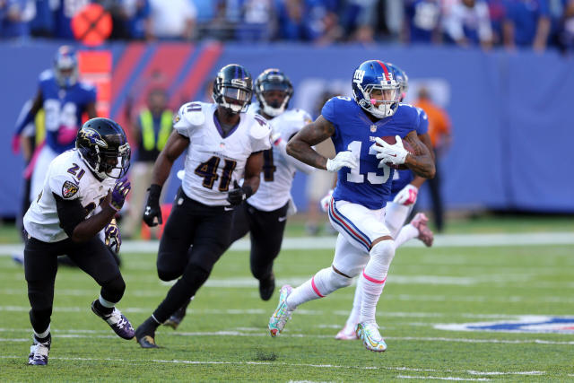 Odell Beckham Jr. through the years with Giants