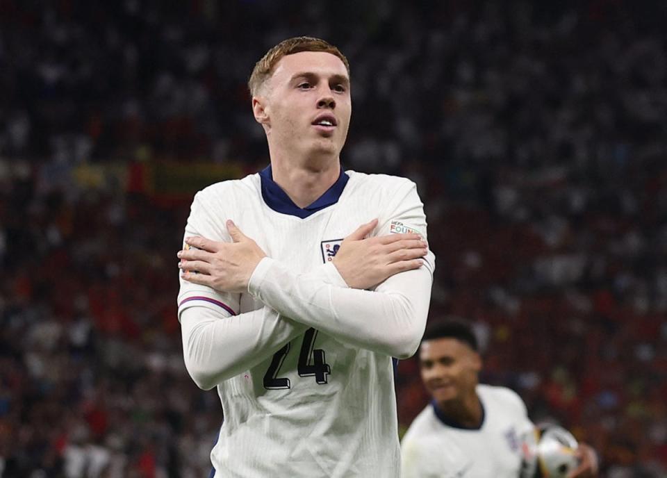 Cole Palmer scored a brilliant goal in the Euro 2024 final (REUTERS)