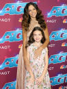 <p>Terri Seymour brings daughter Coco Seymour-Mallon to the <em>America's Got Talent</em> live show in Pasadena, California, on Aug. 16. </p>