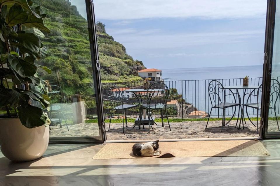 Look what the cat dragged inn: Acrophile-tested and cat-approved, Socalco Nature Calheta is a castle in the clouds. Chris Bunting