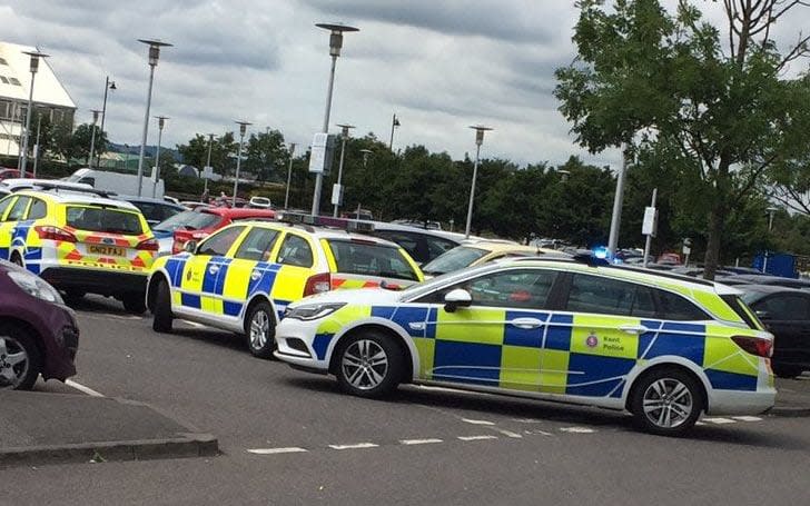 Police were called to reports of a serious assault at the Dockside Shopping Outlet in Chatham, Kent - Michelle Hextall