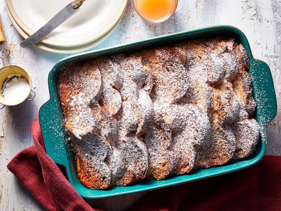 Overnight Eggnog-French Toast Casserole