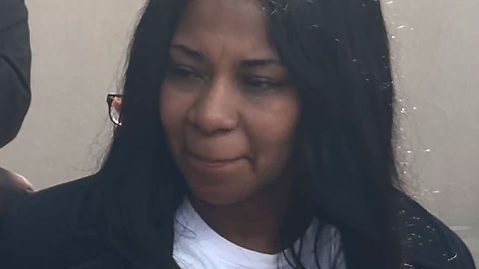 Priscilla Williams Till attends a news conference March 20 outside the federal courthouse in Jackson. - Emma Tucker/CNN
