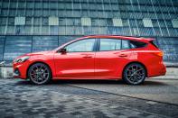 <p>The station-wagon version of <a href="https://www.caranddriver.com/news/a26395665/2019-ford-focus-st-europe-photos-info/" rel="nofollow noopener" target="_blank" data-ylk="slk:the new Ford Focus ST;elm:context_link;itc:0;sec:content-canvas" class="link ">the new Ford Focus ST</a> hot hatch has arrived, and we're in love. It sadly won't come to the U.S., as Ford has dropped all variants of <a href="https://www.caranddriver.com/ford/focus" rel="nofollow noopener" target="_blank" data-ylk="slk:the Focus compact;elm:context_link;itc:0;sec:content-canvas" class="link ">the Focus compact</a> from its lineup here.</p>