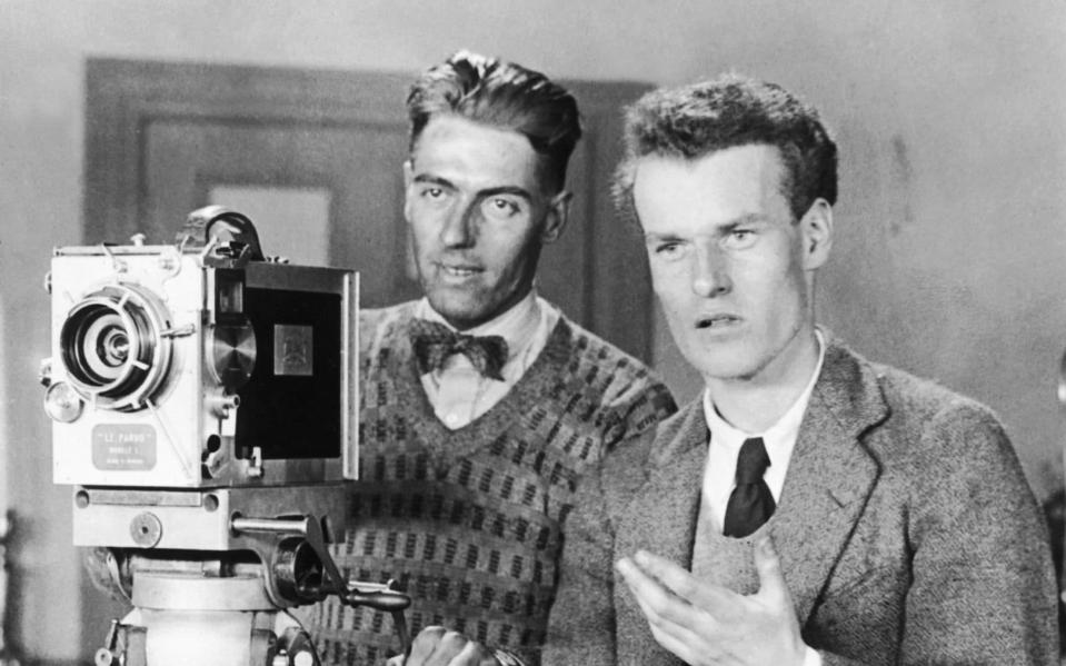 Anthony Asquith (right), son of PM Herbert, became a successful film director - Keystone