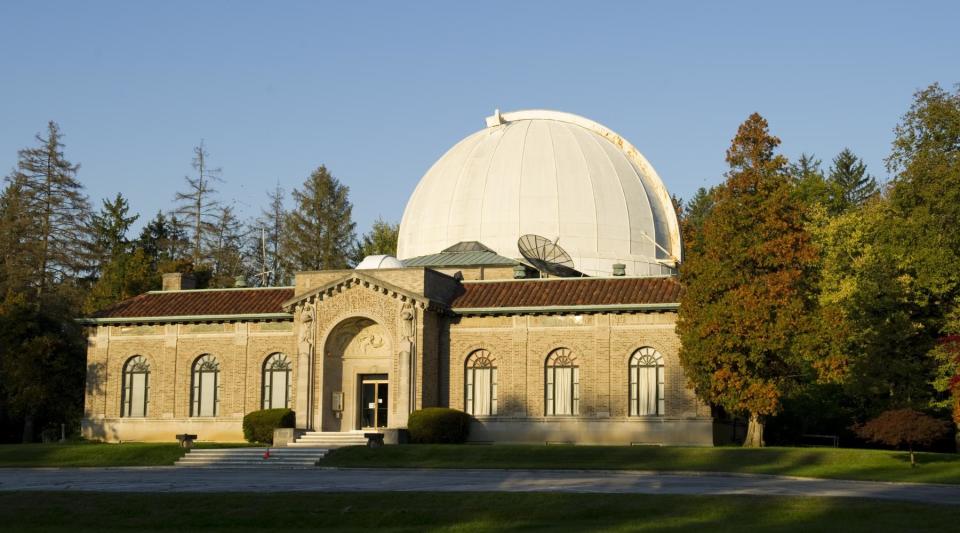 Enjoy some stargazing at Perkins Observatory.