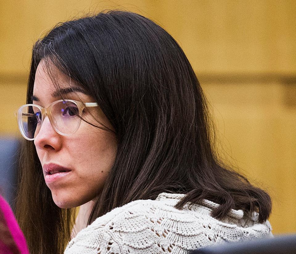 Jodi Arias in court during the third day of her penalty retrial on October 23, 2014.