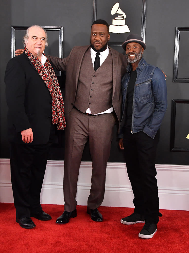 Steve Berkowitz, Robert Glasper and Don Cheadle