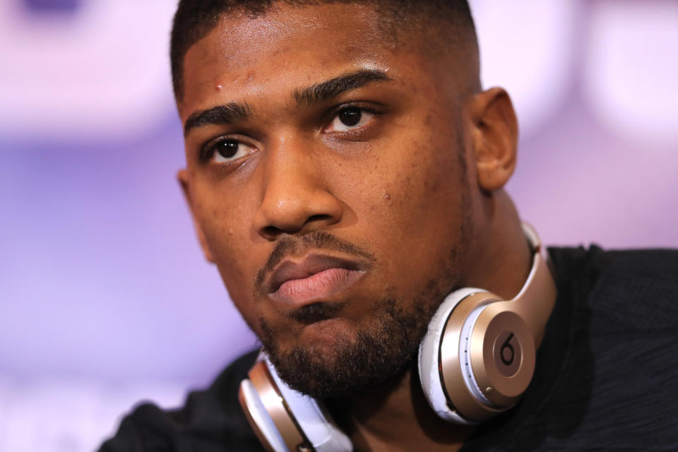 Anthony Joshua open to boxing an MMA fighter and predicts ‘landslide’ win in Floyd Mayweather vs Conor McGregor fight