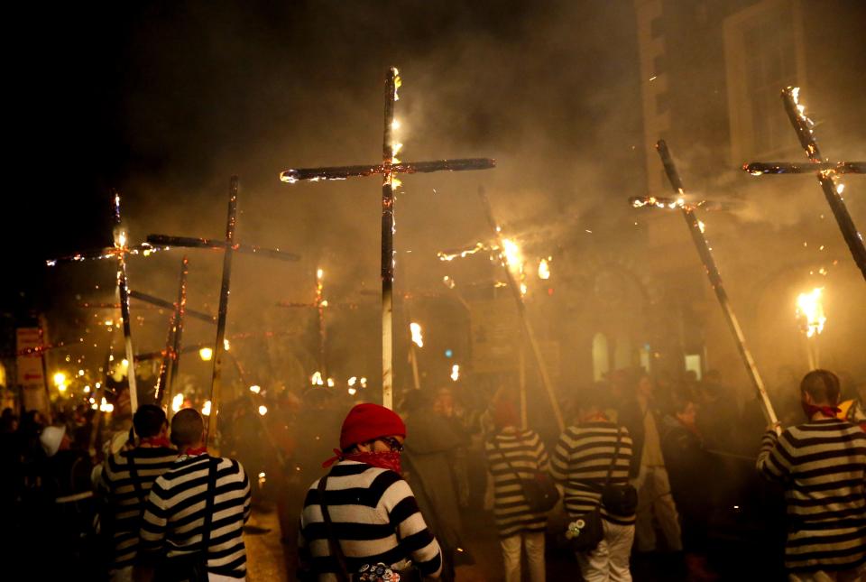 The traditional parade attracts thousands of people each year (Rex)