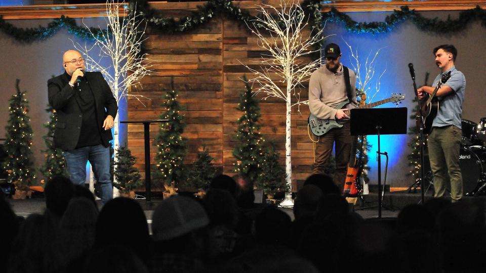 Steventhen Holland sings during a Sanctity of Human Life Sunday Community Service on Sunday, Jan. 16, 2022 at Bethel Baptist Church in Savannah.