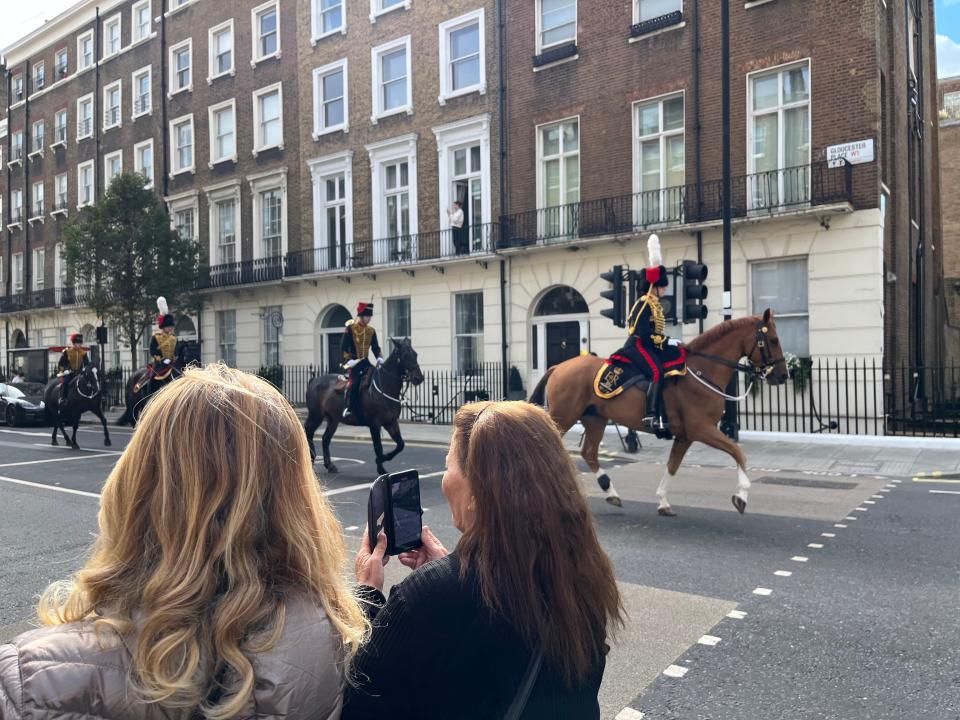 The Royal Horse Artillery on the streets of London