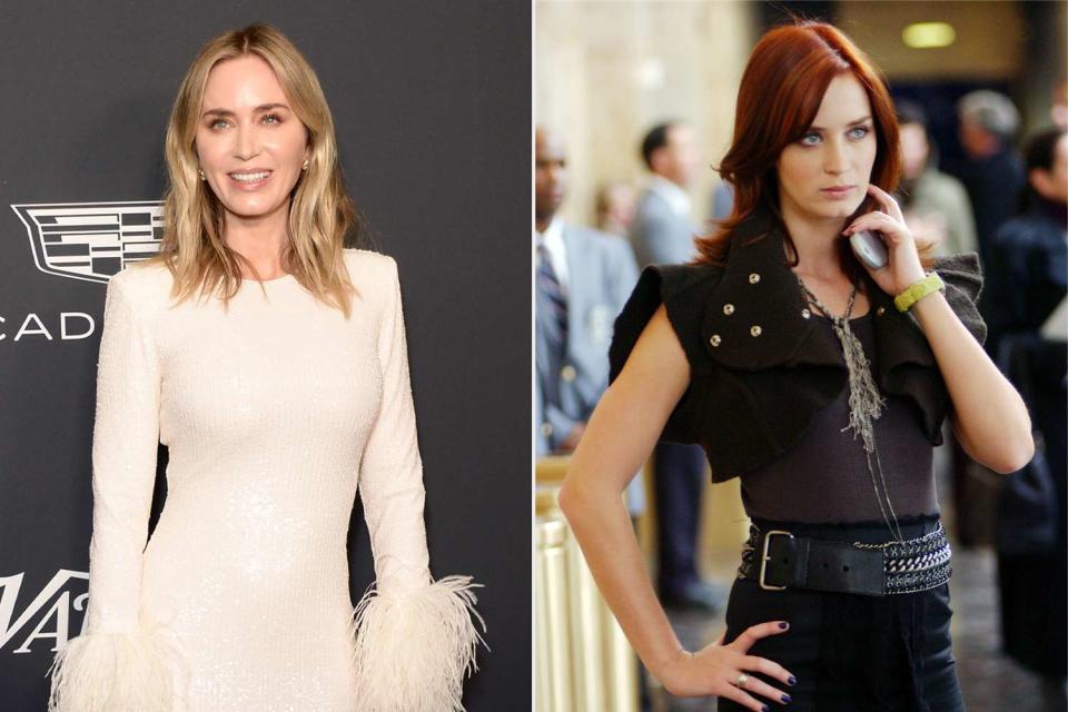 <p>Unique Nicole/WireImage, Barry Wetcher/20th Century Fox/Kobal/Shutterstock</p> Emily Blunt admitted that she needed some major fashion help prior to booking her role in 