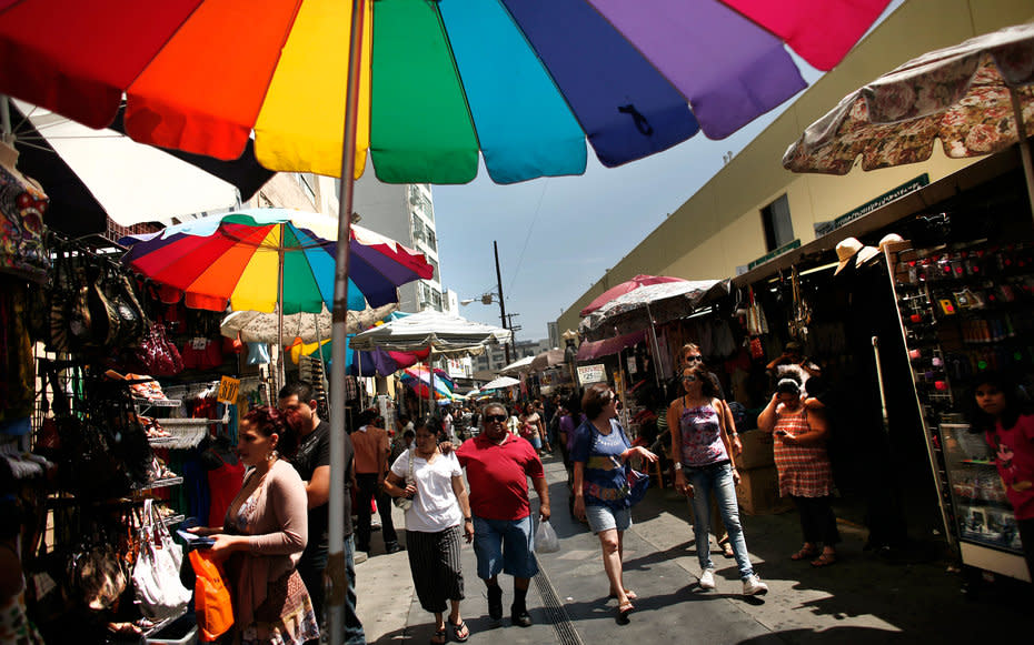 The Santee Alley in Los Angeles