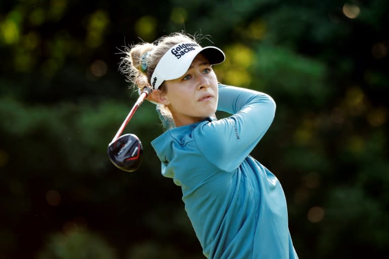 Nelly Korda returns from a back injury layoff of more than a month at this week's Women's PGA Championship at Baltusrol (Sarah Stier)