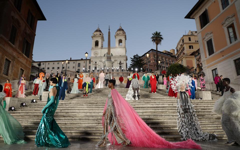 Valentino Haute Couture Fall/Winter 22/23 fashion show in Rome - Vittorio Zunino Celotto