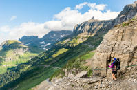 <p>Glacier National Park's <a href="http://www.hikinginglacier.com/highline-loop.htm" rel="nofollow noopener" target="_blank" data-ylk="slk:Highline Trail;elm:context_link;itc:0;sec:content-canvas" class="link ">Highline Trail</a> along the continental divide is arguably one of the best day hikes in North America. If you're in search of epic views, bighorn sheep and mountain goats, wildflowers, waterfalls, glaciers, and backcountry chateaus, then make this nearly 12-mile roundtrip hike your destination.</p>