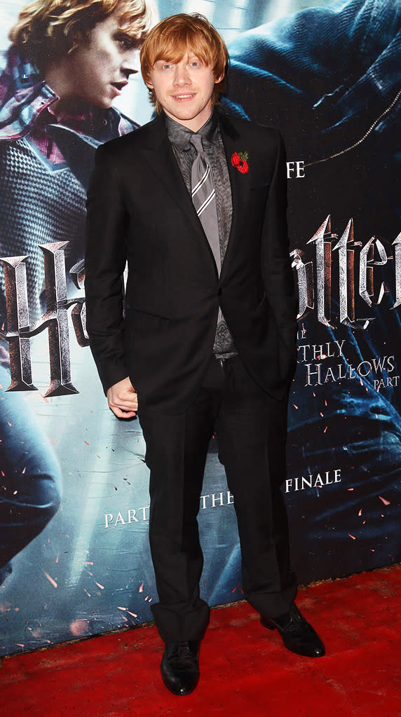 Harry Potter and the Deathly Hallows pt 1 UK premiere 2010 Rupert Grint