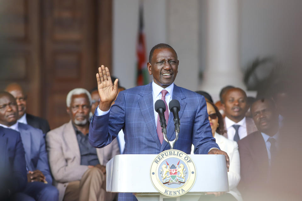 Kenya president retains 6 former ministers in first batch of